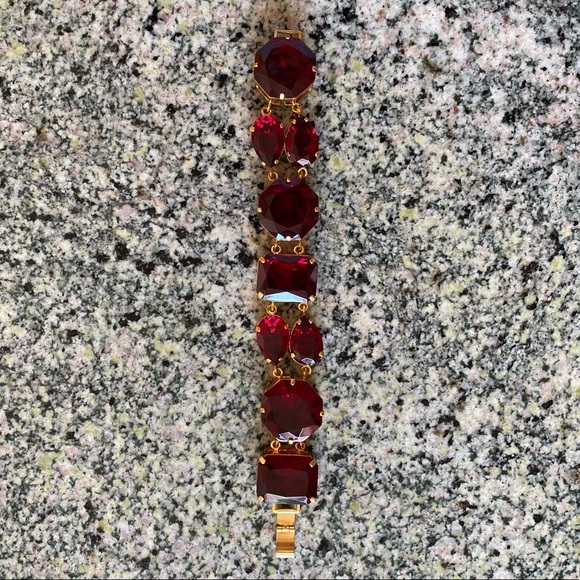 Chunky Red Gem Bracelet - Picture 4 of 5